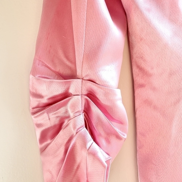 New Cinq à Sept Smooth Satin Natalia Barbiecore Wild Orchid Mini Dress 4 US NWT - Picture 15 of 16